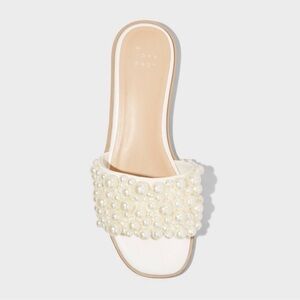 New day pearl sandals-never worn!